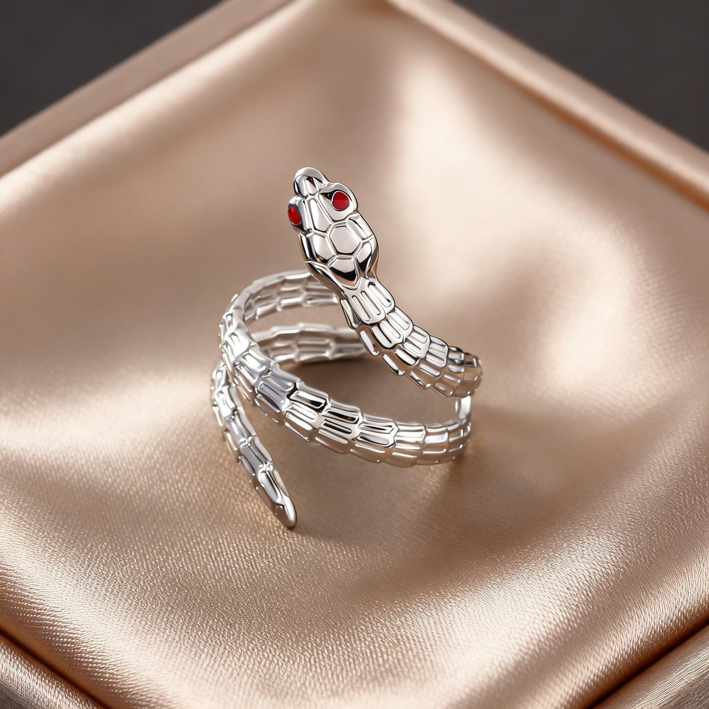 Steel Open-end Niche High-grade Fashion Trend Affordable Luxury Style Ring