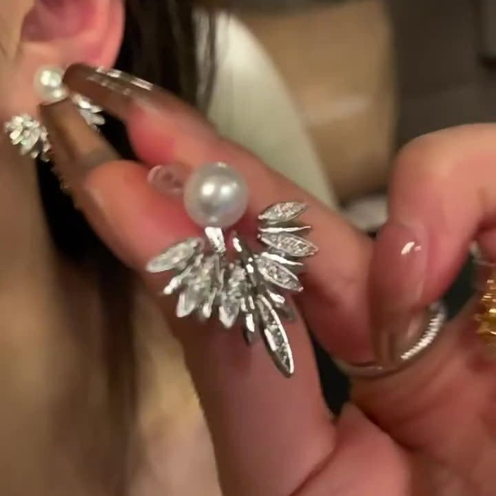 Pearl Elegant Cold Style Personalized High-grade Earrings