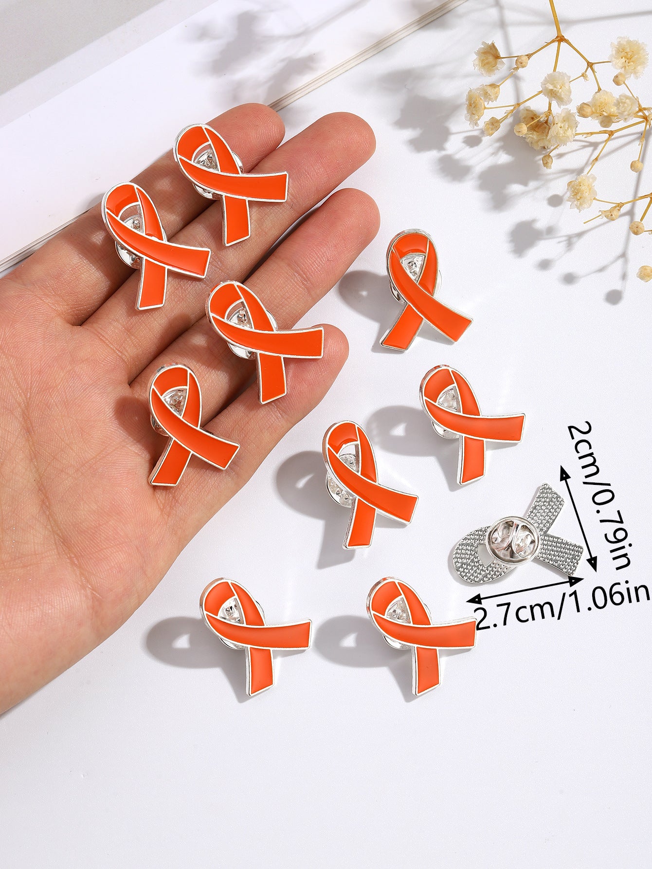 Activities Ribbon Brooch Marine Protection Concern Mental Brooches