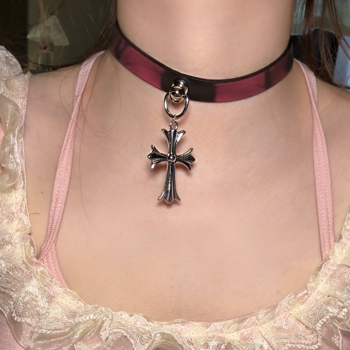 Paw Hot Soft Leather Trendy Cool High-grade Collar