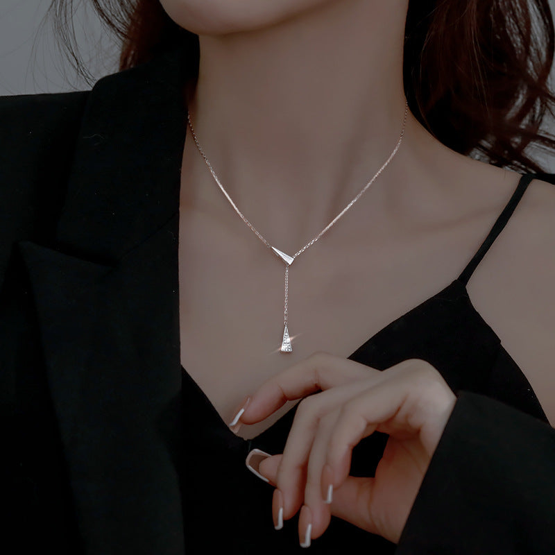 Tassel Geometric Female Cold Wind Adjustable Necklaces