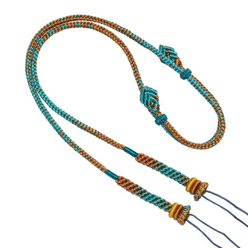 Women's & Men's Clavicle Chain Horizontal Wear Beeswax Tibet Necklaces