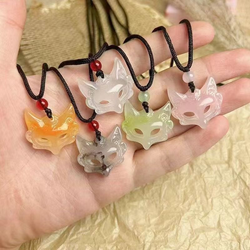 Fog Fox Chinese Braiding National Style Design Necklace