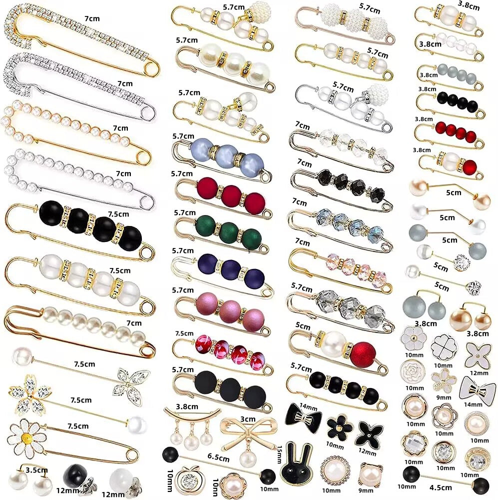 Women's Of Trousers Pin Artifact Fixed Clothes Buckle Brooches