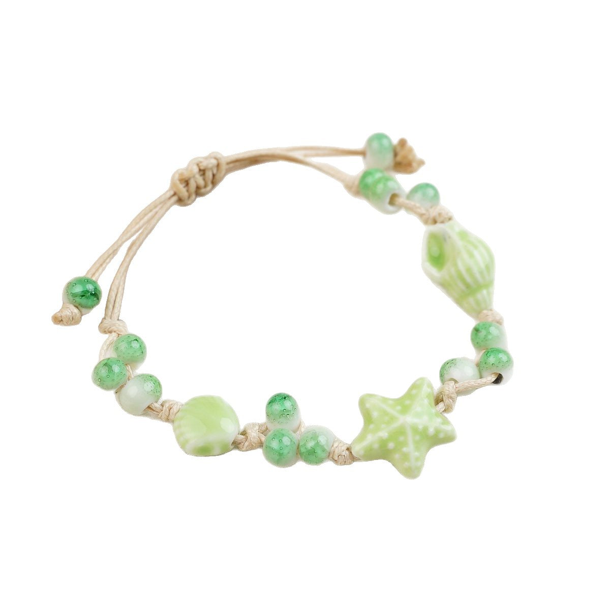 Ceramic Design High-grade Female Sweet Artistic Marine Shell Carrying Bracelets