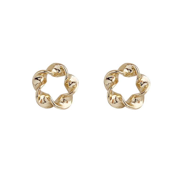 Cool Style Unique Design Sense Small Ear Clip Female Stud Earrings