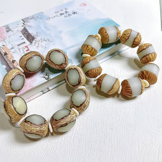 Root Beads Hand-held Car Crafts Three-sided Raw Bracelets