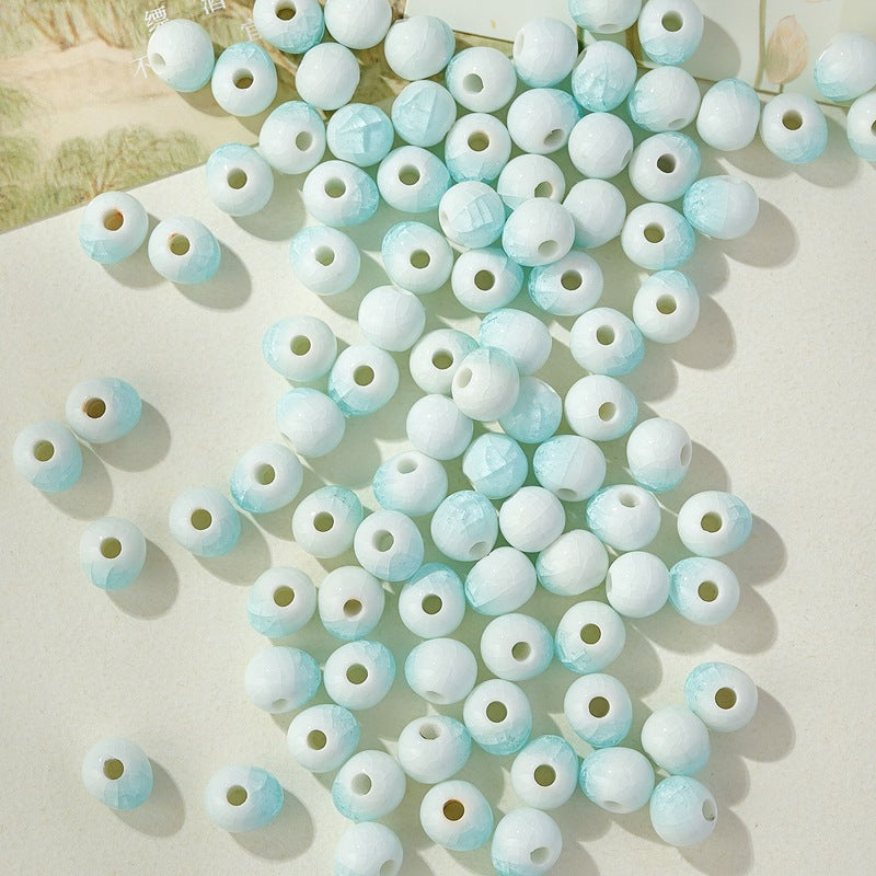 Graceful Casual Ceramic Round Beads Braiding Jewelry Accessories