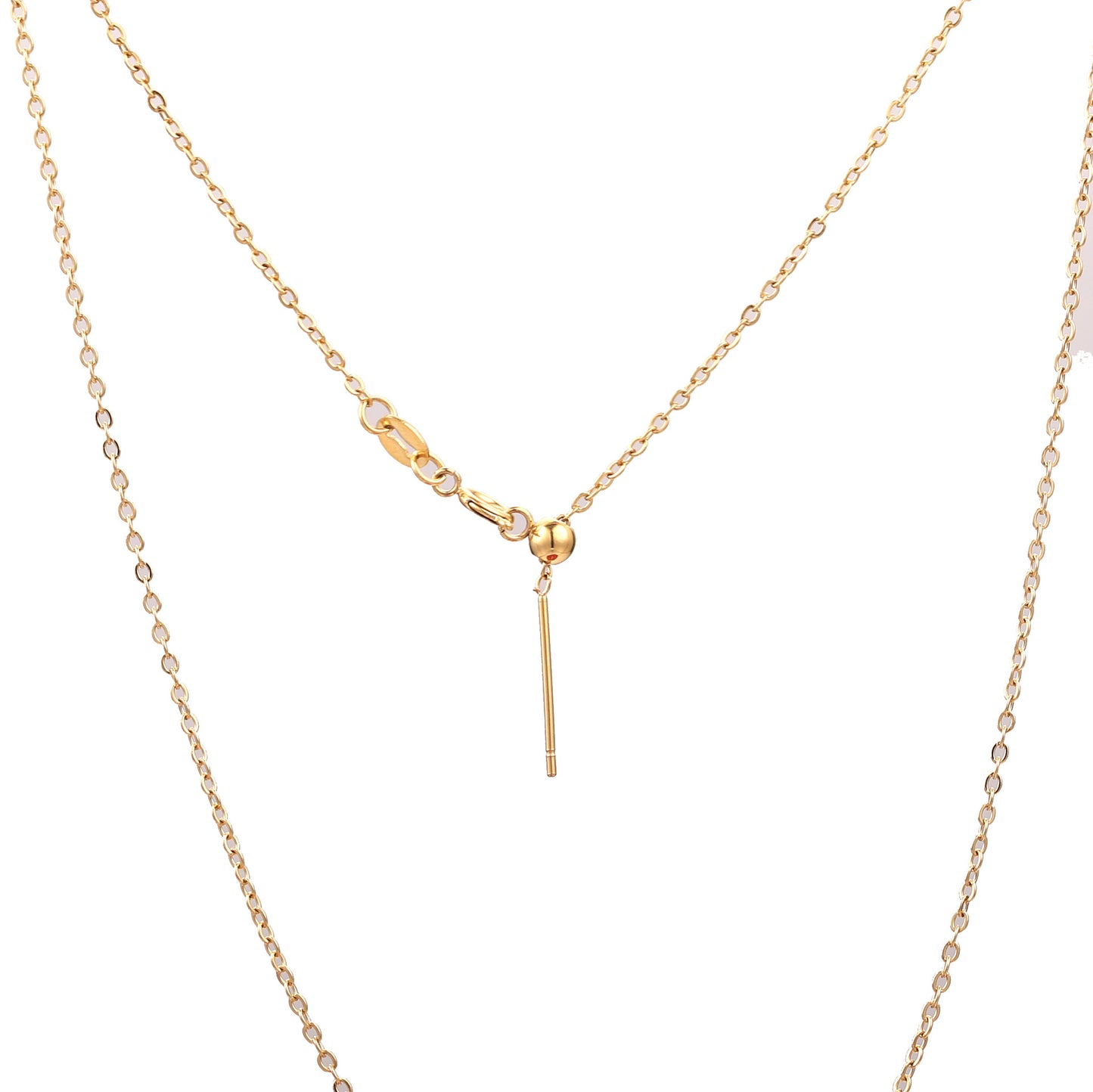Titanium Steel Clavicle Spring Fastener Universal Extension Chain Necklace