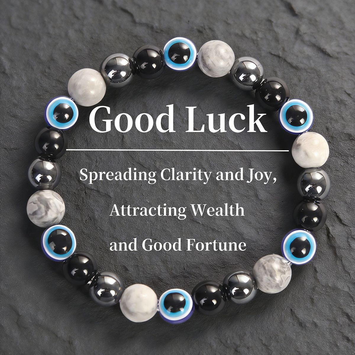 Devil's Eye Male Female Personality Black Bracelet