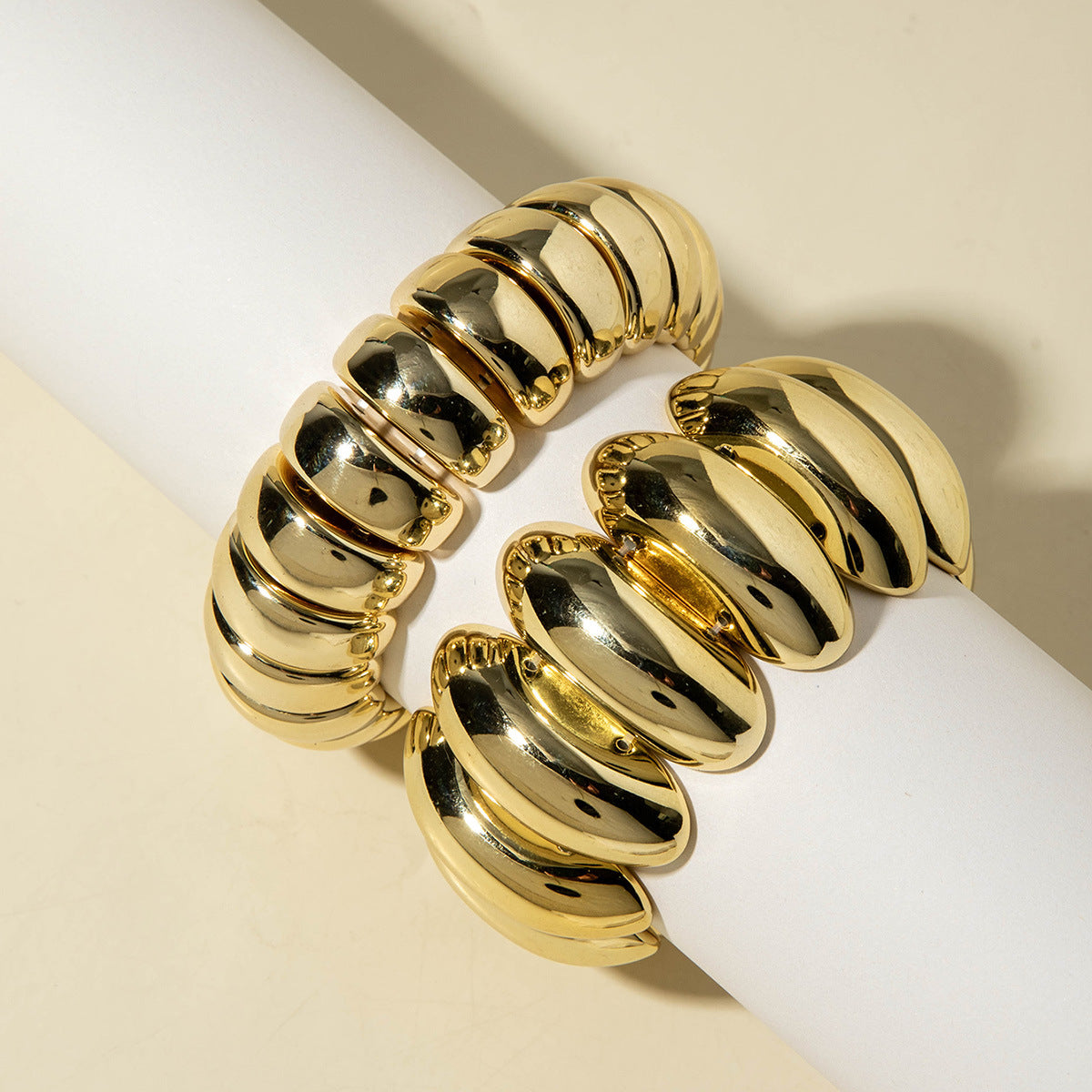 Popular Durable Line Geometric Exaggerated Open-ended Bracelets