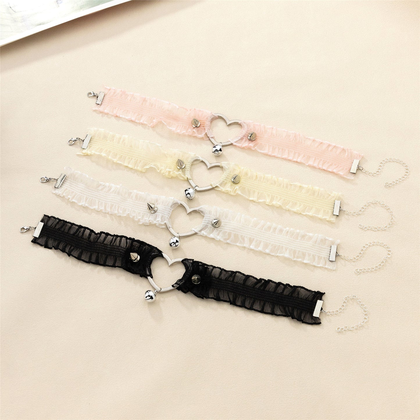 Women's Lace Heart Love Sweet Cool Neck Neckband Collar
