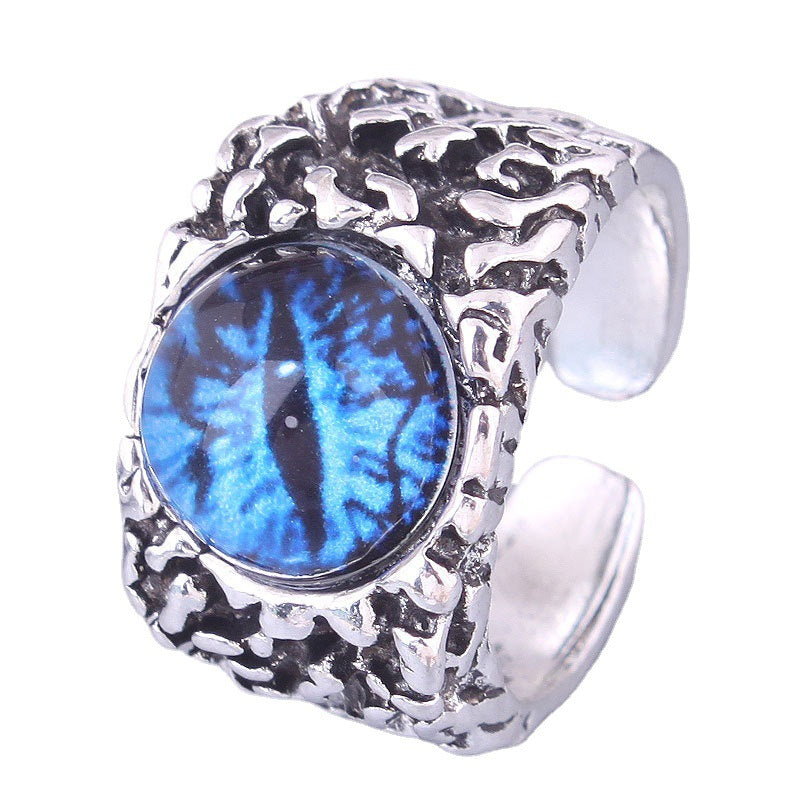 Fashion Retro Simple Devil Eye Temperament Ring