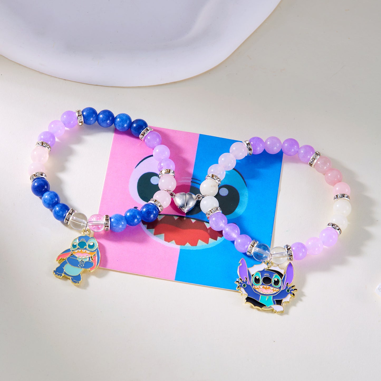 Stitch Couple Fashion One Pair Of Bracelets