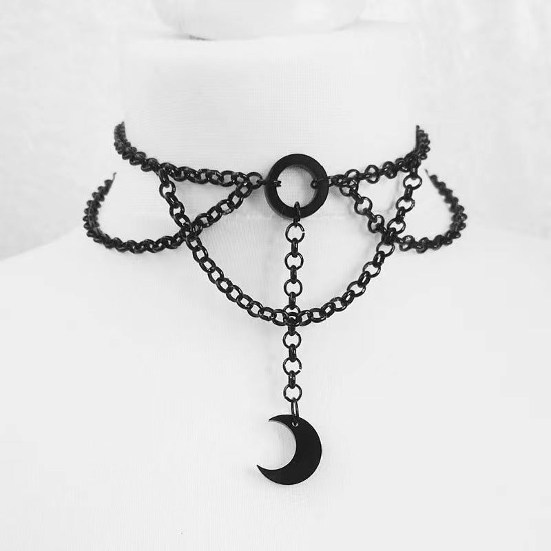 Veet Clavicle Chain Moon Cute Fashion Necklaces