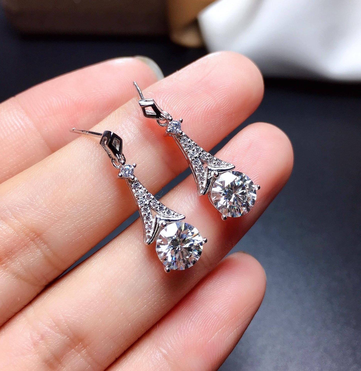 Broadcast Full Diamond Karat Eight Hearts Arrows Imitation Pendants