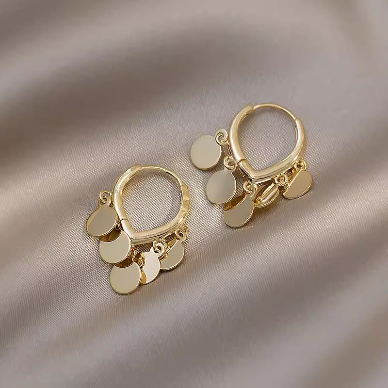 Quality Sier Korean Style Simple Light Stud Earrings