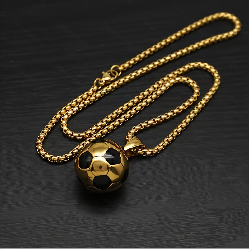 Personalized Sports Style Creative World Cup Stainless Steel Necklace
