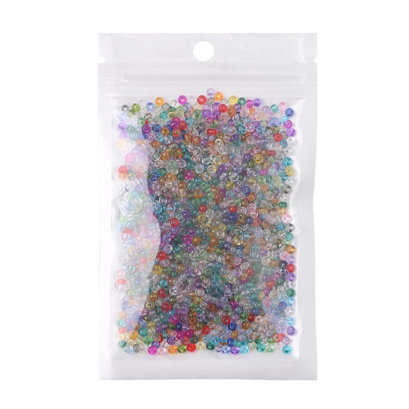 High Quality Transparent Paint Glass Beads Beaded Jewelry Accessories