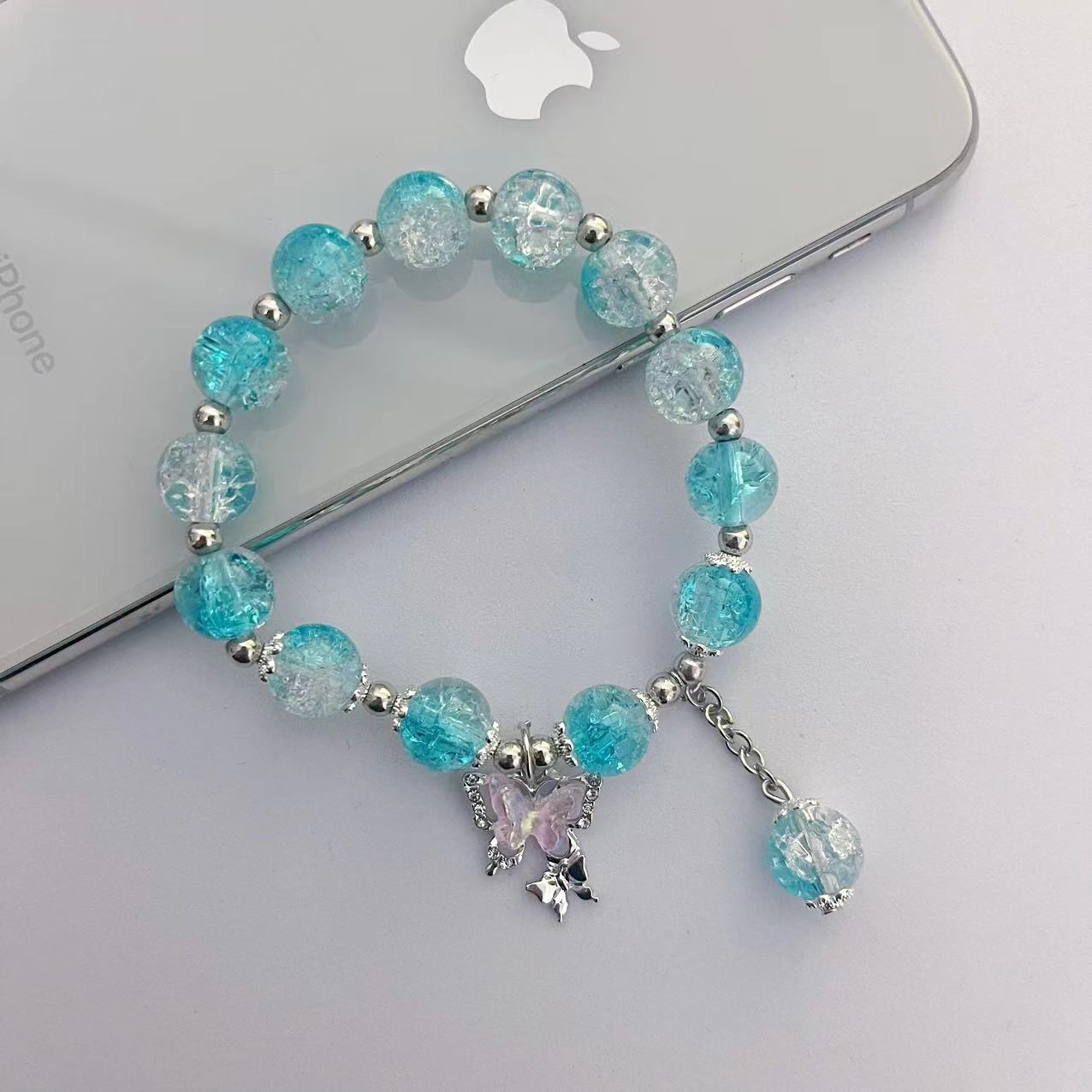 Women's Broken Beads Design Mori Style Sweet Colored Bracelet