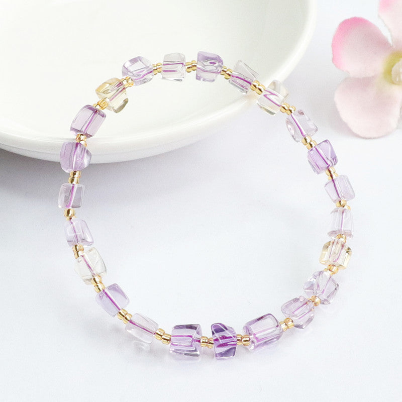 Natural With Rough Stone Female Live Bracelet