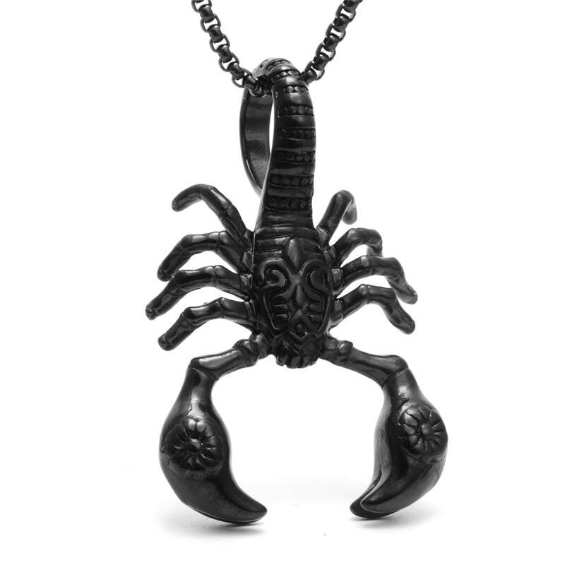 Men's Steel Scorpion Personality Gift For Friends Necklace