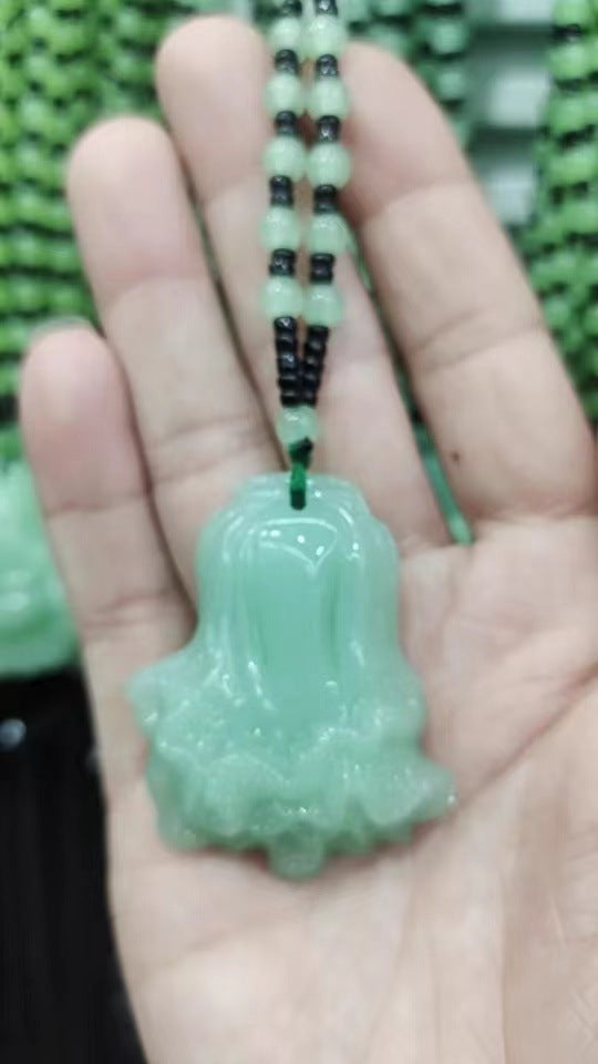 Jade Bamboo Graceful Fashionable Personalized Clothing Necklaces
