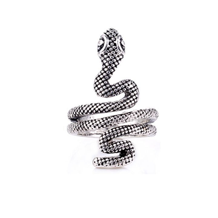 Women's & Men's Vintage Animal Spirit Snake Punk Exaggerated Personality Winding Rings