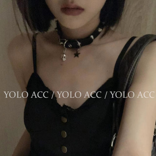Dark Punk Rock Hot Five-pointed Star Necklaces