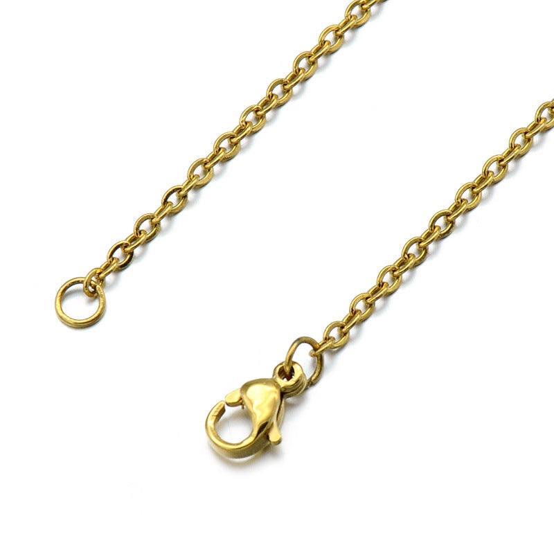 Ornament Chain With Stainless Steel Does Not Fade Jewelry Necklaces
