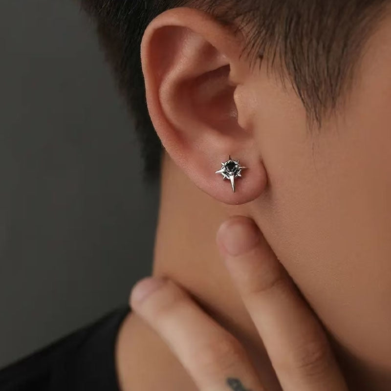 Women's & Men's Star Simple Personality Niche Asterism Trendy Stud Earrings