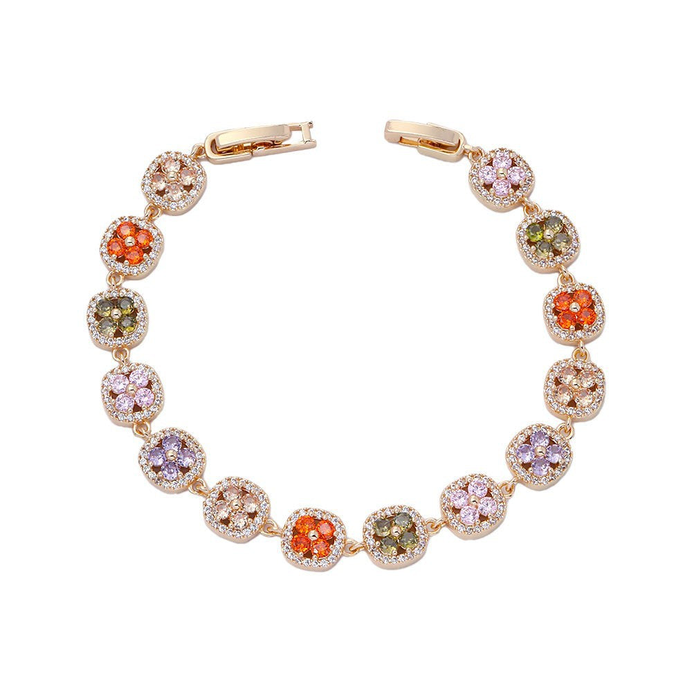 Women's Clover Light Luxury Exquisite High-grade Retro Fashion Jewelry Set
