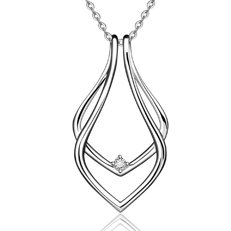 Fashion Geometry Pattern Stand Magic Engagement Pendants