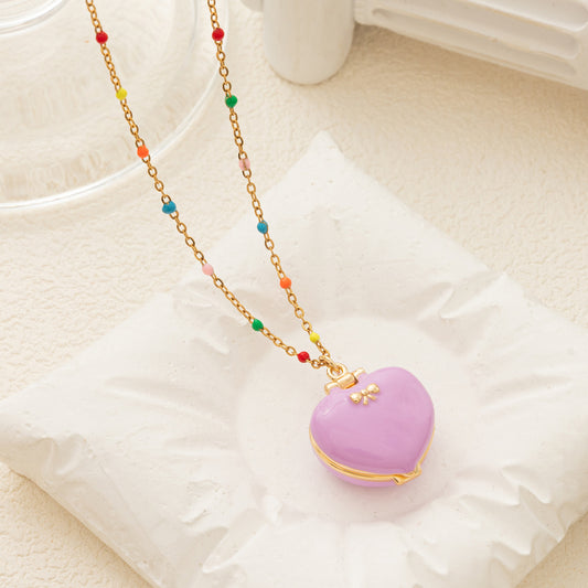 Box Female Five-pointed Star Love Cute Necklace