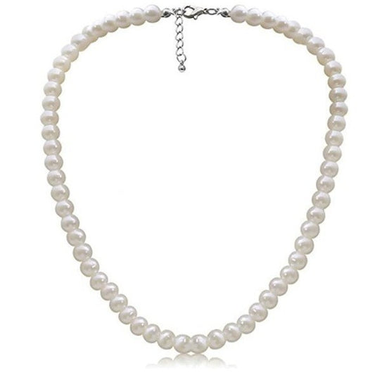Women's Style Stringed Pearls Clavicle Chain Imitation Necklaces
