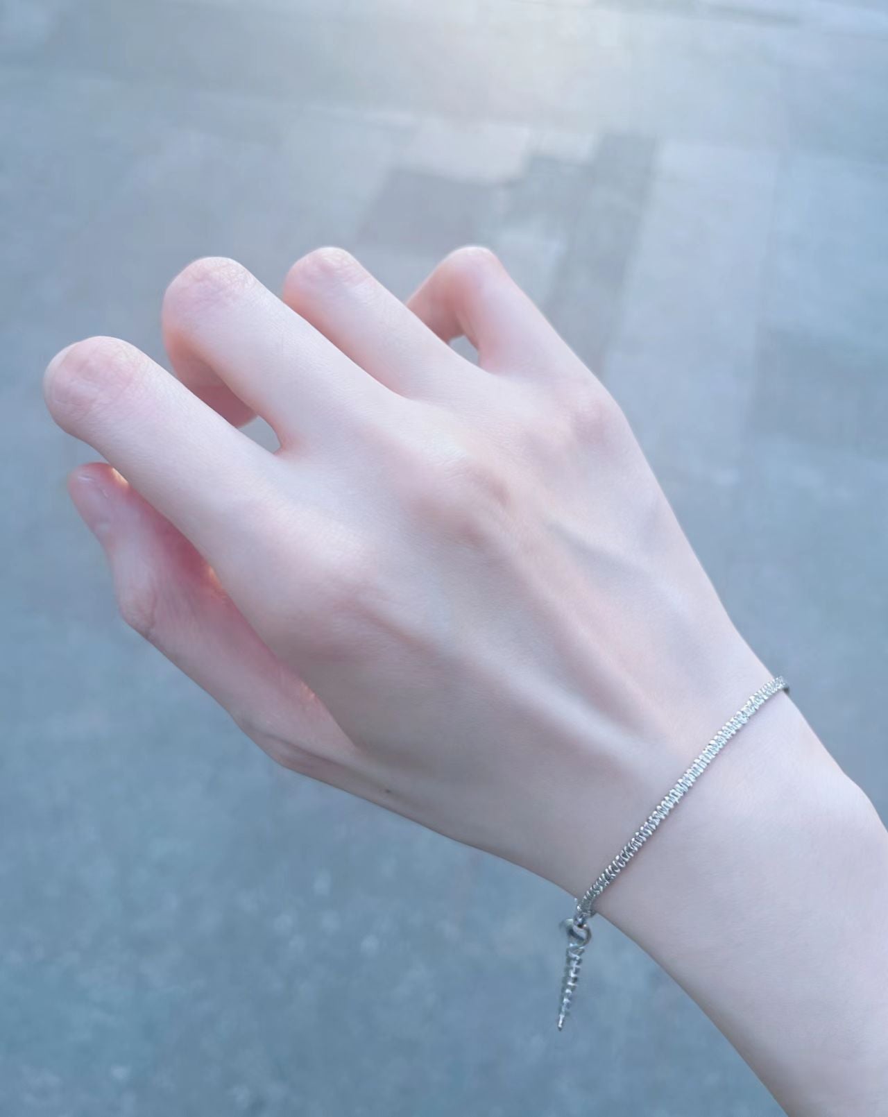 Women's Italian Clavicle Chain Neck Simple Flash Necklace