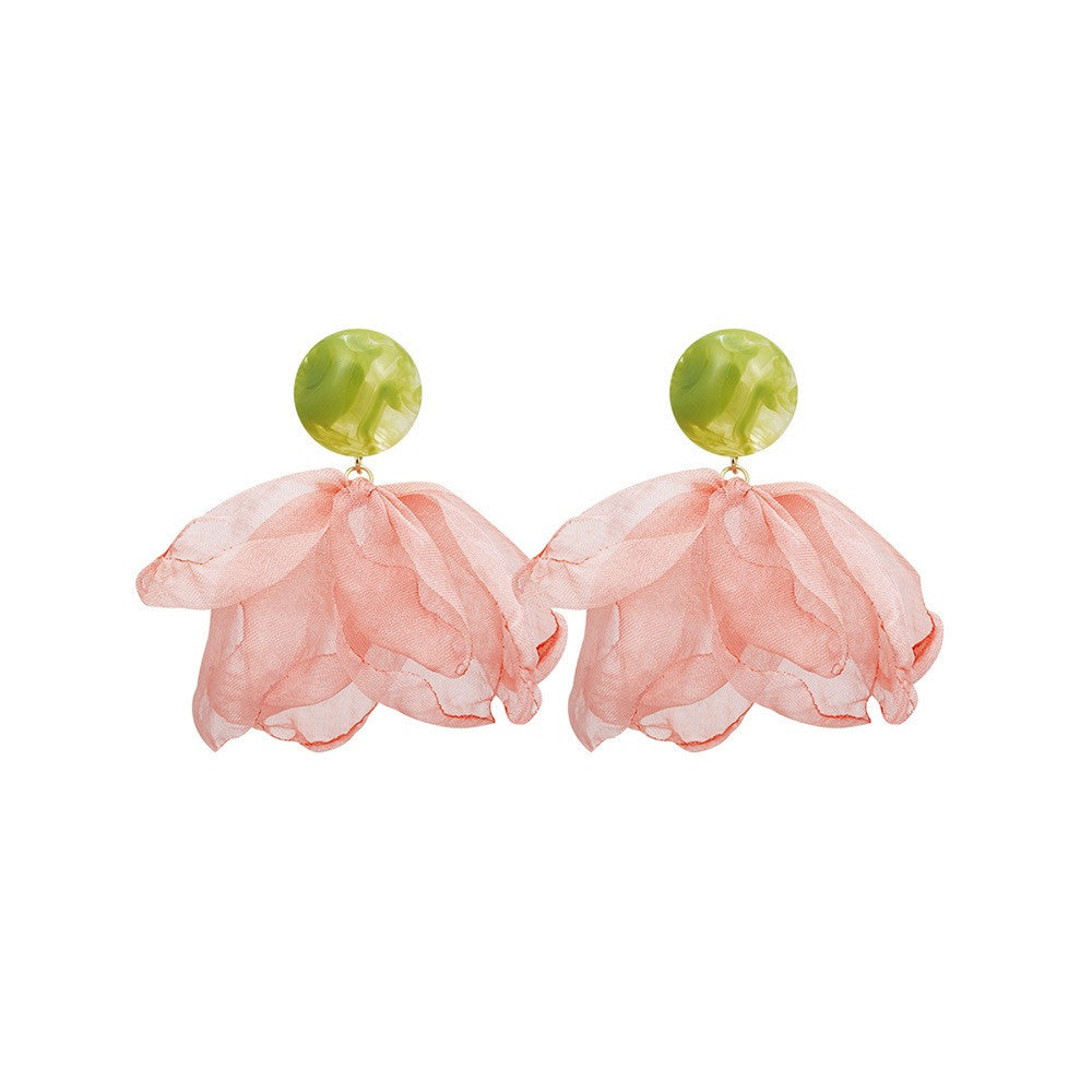 Women's Elegant Petals Summer Fabric Flowers Suitable For Rings