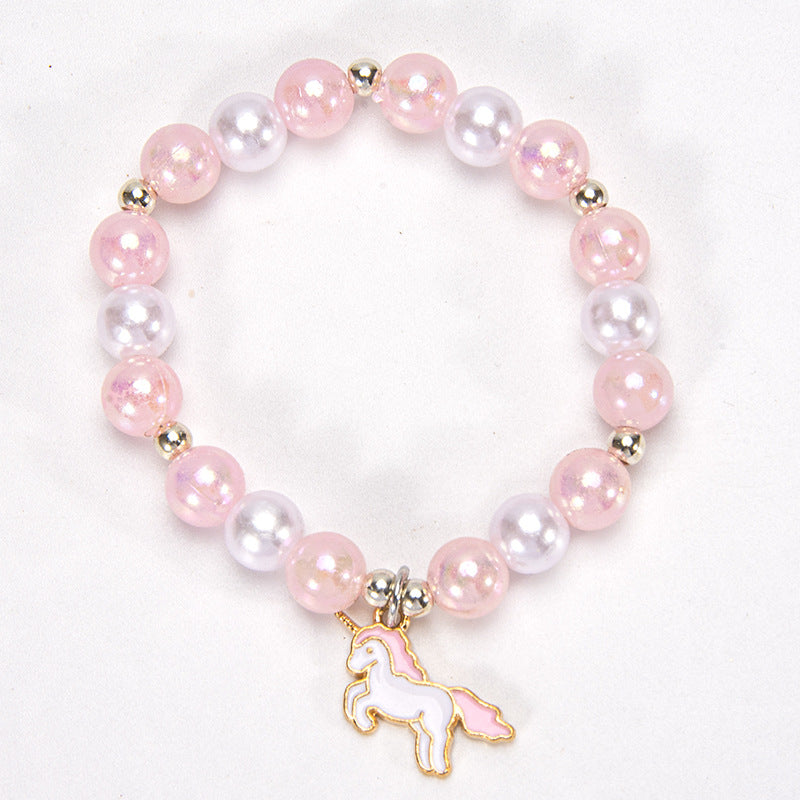 Children's Cartoon Alloy Little Handmade Dolphin Bracelet