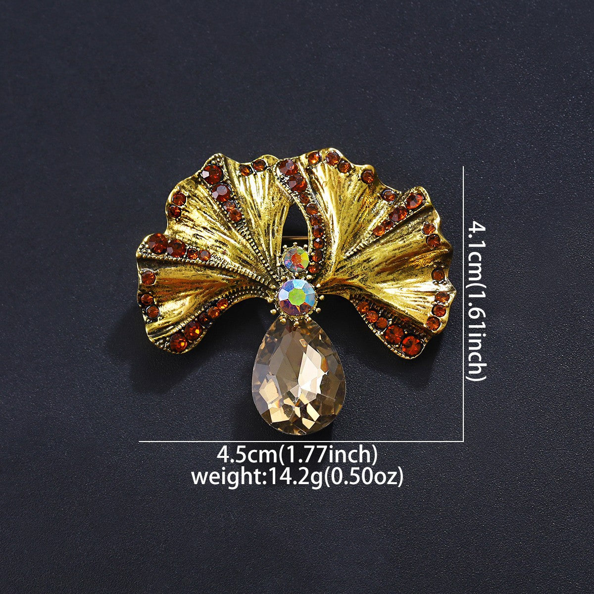 Women's & Men's Elegant Brooch Alloy Rhinestone Niche Design Business Corsage Brooches