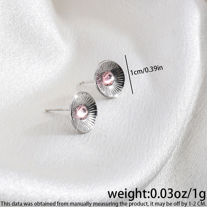 High-grade Fashionable Versatile Micro Diamond Butterfly Earrings