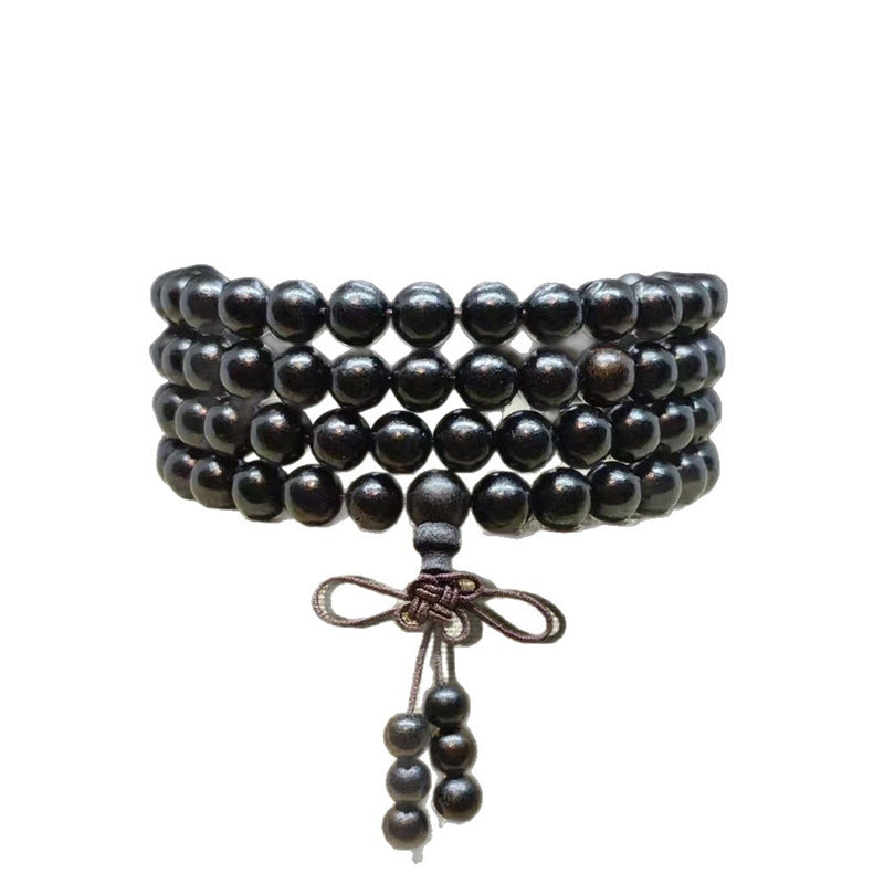 Beads Ebony Rosary Mala Crafts Black Bracelets