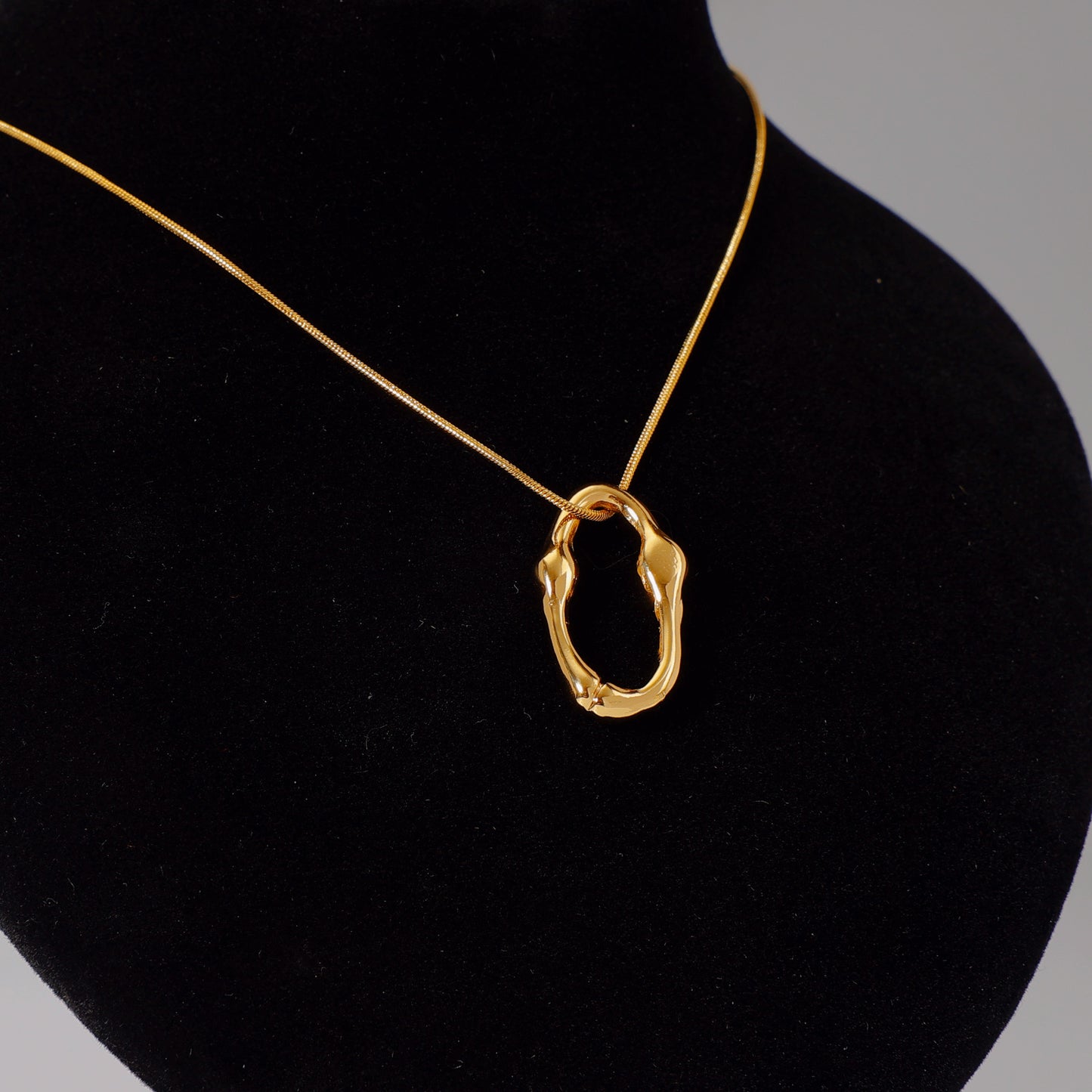 Titanium Steel Stainless Fashion Simple Light Luxury Gold Pendants