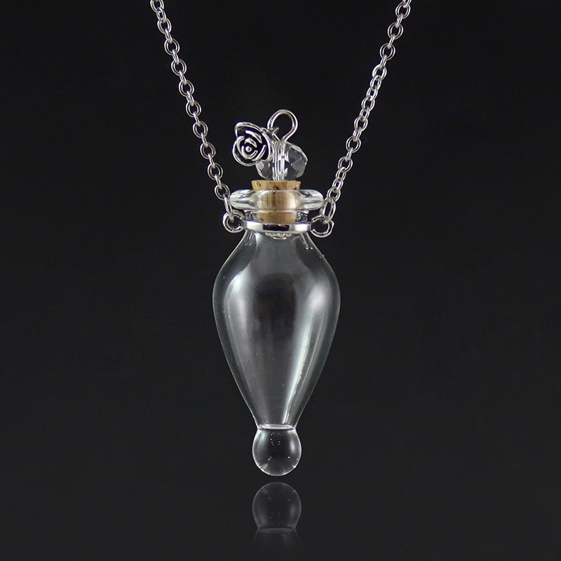 Bottle Incense Simple Titanium Steel Gift Necklaces