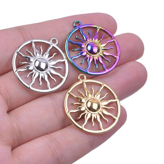 Steel Round Accessories Handmade Jewelry Single Necklaces