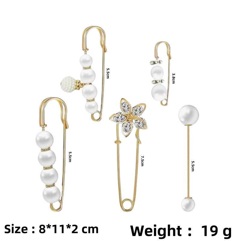 Women's Of Trousers Pin Artifact Fixed Clothes Buckle Brooches