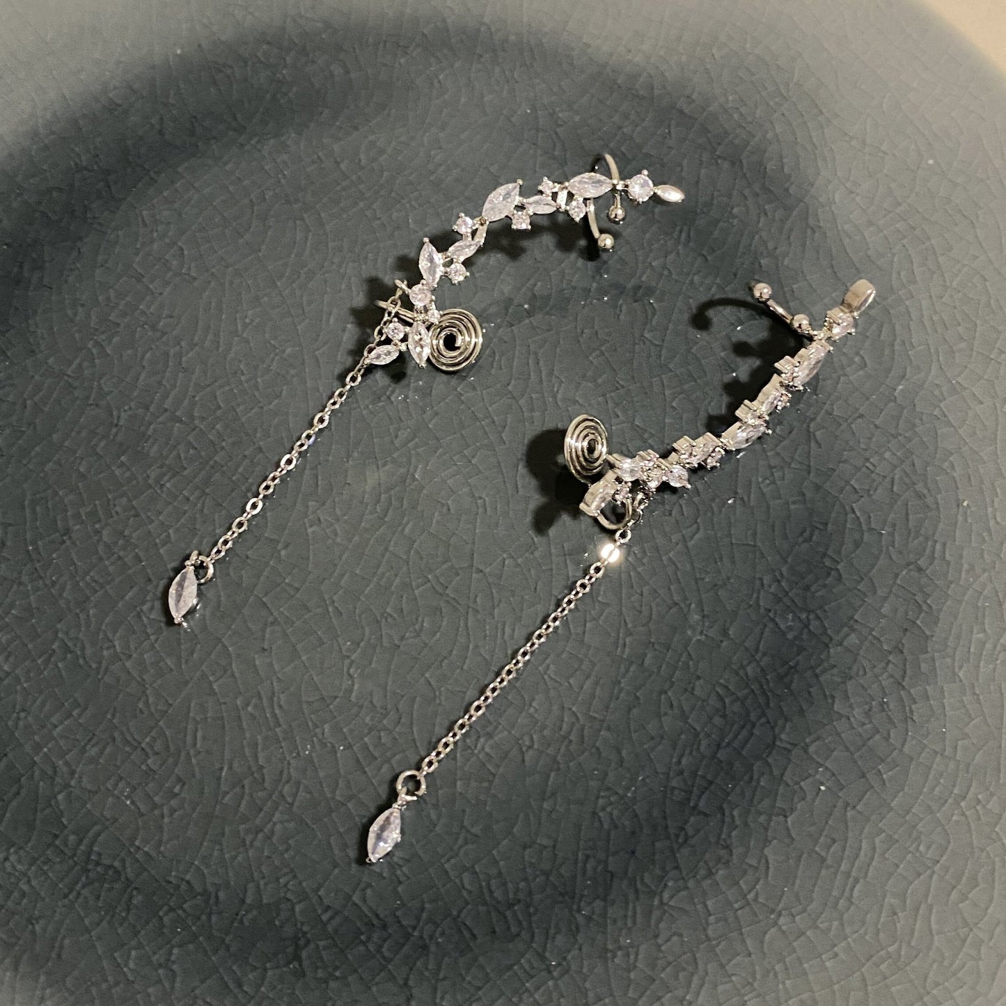 Ear Water Drop Long Clip Female Hot Exquisite Rings