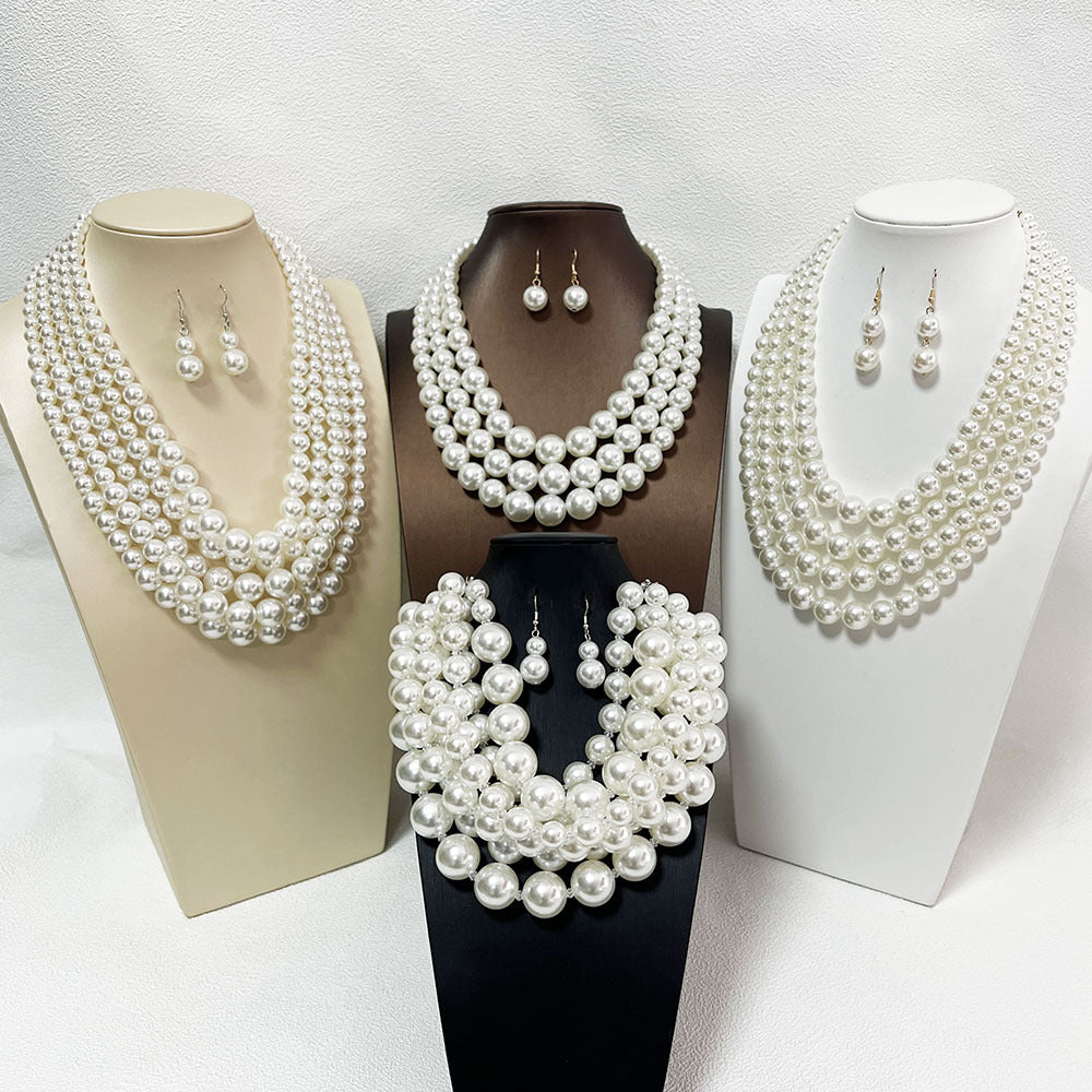 Imitation Pearl Suite High Sense Minority Earrings