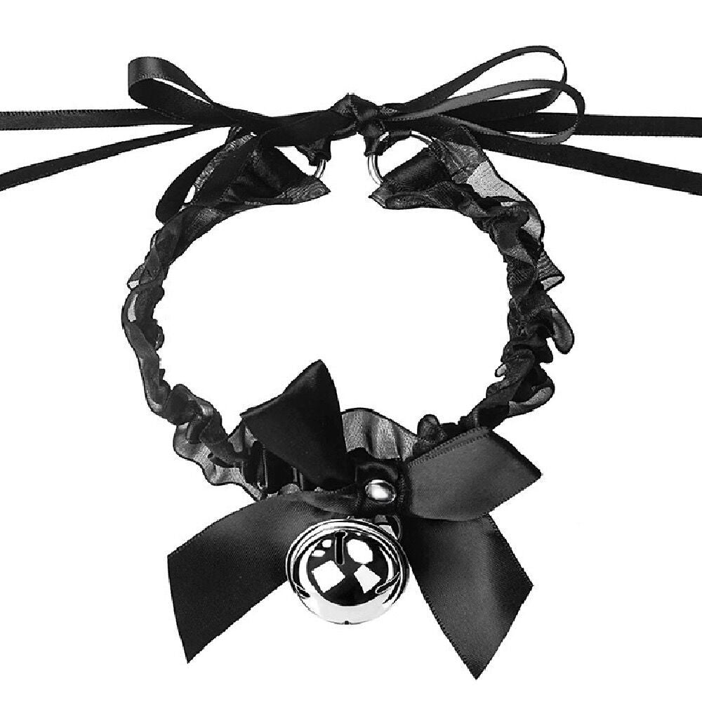 Sweet Lace Big Bell Female Neckband Sexy Necklaces