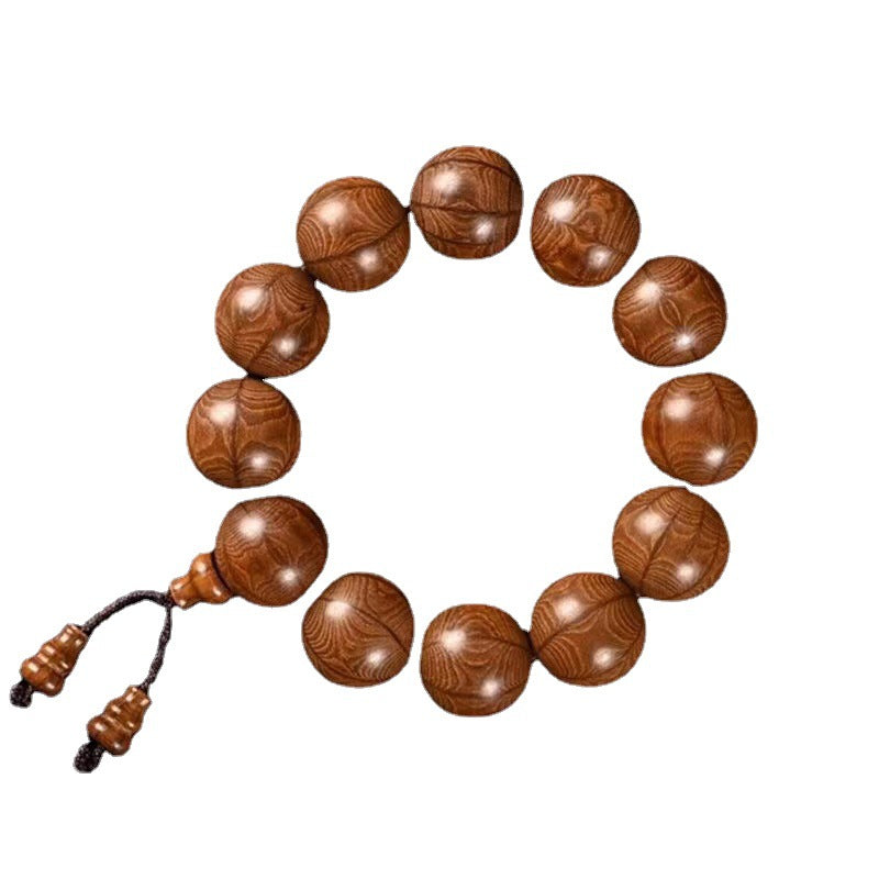 Buddha Beads Crafts Wooden With Clear Bracelets