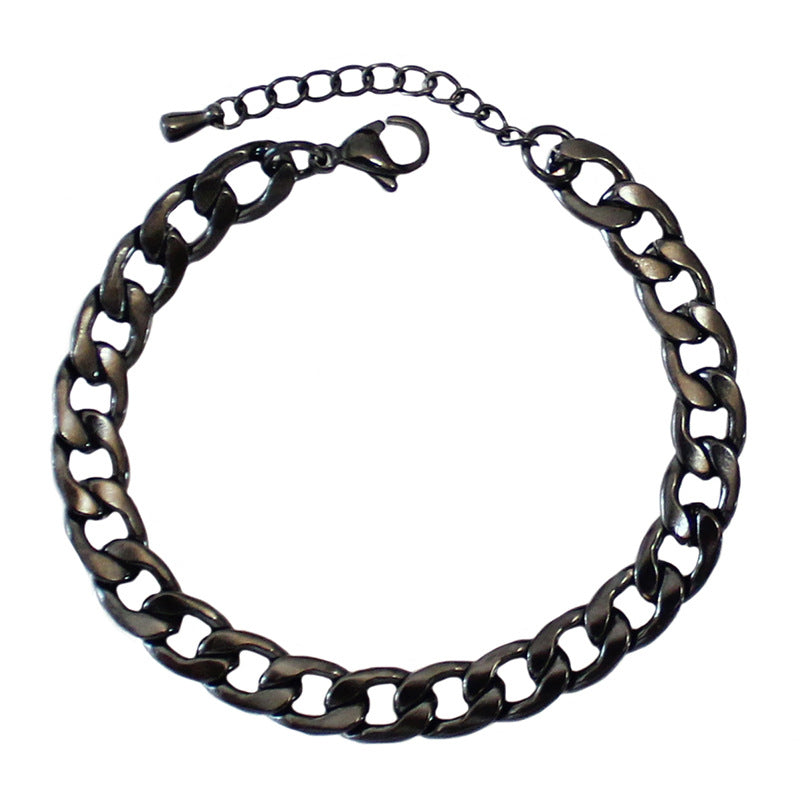 Stylish Good Texture Thick Chain Type Bracelets